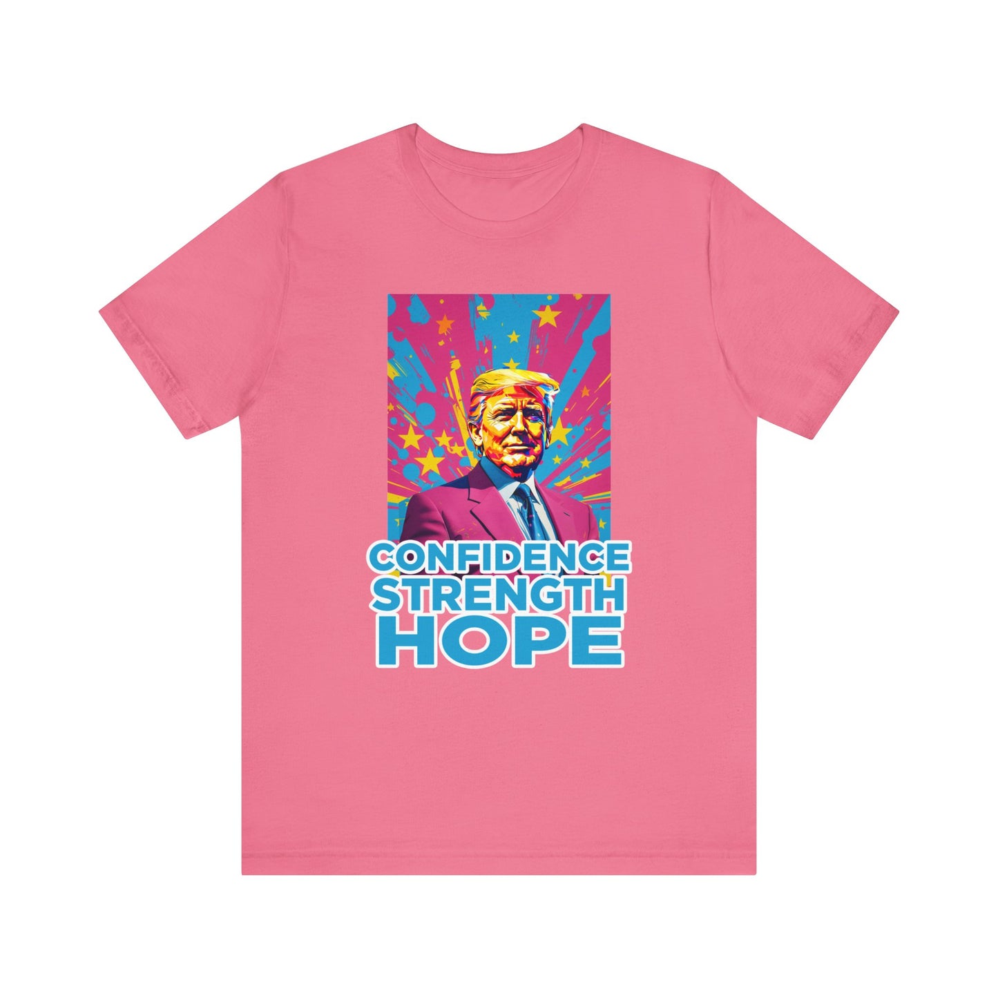 TRUMP Confidence, Strength, Hope MAGA Patriotic Short Sleeve Tee